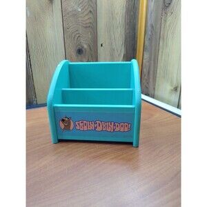 VINTAGE RARE SCOOBY DOOBY DOO MAIL SLOT/PENS/PENCILS WOODEN HOLDER